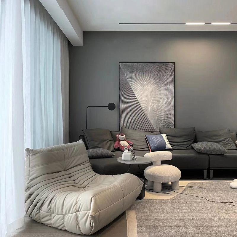 Modern Style No Armrest Cushioned Back with Soft Cushion Filled Parsons Chair Clearhalo 'Accent Chairs' 'accent_chairs' 'Chairs & Seating' 'furn' 'furn_accent_chairs' 'Furniture' 'Living Room Furniture' 1200x1200_235e72c0-4d7e-41d9-9327-05581df3959e
