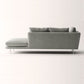 Contemporary Upholstered Cotton Blend Flared Arm Chaise Lounge in Gray Clearhalo 'Chairs & Seating' 'Chaise Lounge' 'chaise_lounge' 'furn' 'furn_chaise_lounge' 'Furniture' 'Living Room Furniture' 1200x1200_235f11c2-162e-41b6-ae4c-b5b9aa9b7632