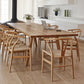 Solid Wood Contemporary Rectangular Dining Table Pine Wood Top Indoor Table Clearhalo ' dining_table' 'Dining Tables & Seating' 'Dining Tables' 'furn' 'furn_dining_table' 'Furniture' 'furniture_dining_table' 'Kitchen & Dining Furniture' 'kitchen&dining_furn' 'kitchen' 'kitchen_dining_table' 1200x1200_23601492-b6b5-4051-9599-7e13aa4cb5b3