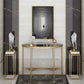 Tavolo di divano console in marmo moderno mezza luna tavolo da fine moon per hall