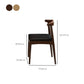 Traditional Dining Table Set 1/2/5/7 Pcs Solid Wood Dining Table and Cow Horn Chairs Clearhalo 'Dining Room Sets' 'Dining Tables & Seating' 'dining_room_set' 'furn' 'furn_dining_room_set' 'Furniture' 'Kitchen & Dining Furniture' 1200x1200_2361cd9e-b0b5-412b-8f87-cce1f88470f9