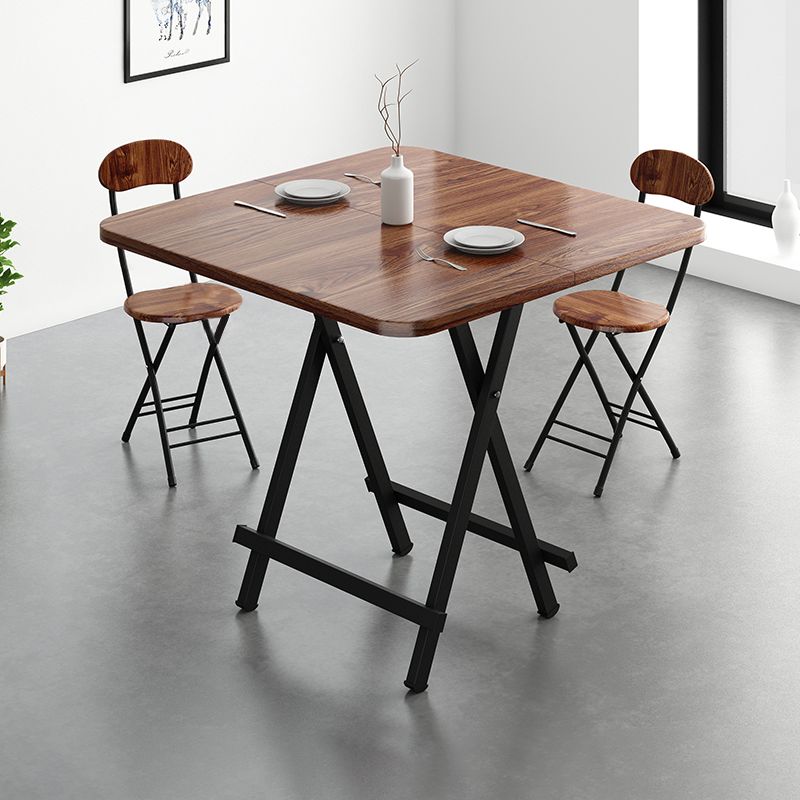 Modern Wooden Dining Room Set with Round Table Space-Saving Design Home Dining Table Furniture Clearhalo 'Dining Room Sets' 'Dining Tables & Seating' 'dining_room_set' 'furn' 'furn_dining_room_set' 'Furniture' 'furniture_dining_room_set' 'Kitchen & Dining Furniture' 'kitchen&dining_furn' 'kitchen' 1200x1200_2363d794-b1bd-4a05-945d-fd54e90d1884