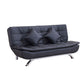 Faux Leather Modern Sofa Armless 33 "W Tufted Sofa for Living Room Clearhalo 'furn' 'furn_sofas' 'Furniture' 'furniture_sofas' 'kitchen' 'kitchen_sofas' 'Living Room Furniture' 'Sofa' 'sofas' 1200x1200_2366962b-24d5-49f4-8711-012f905283bc