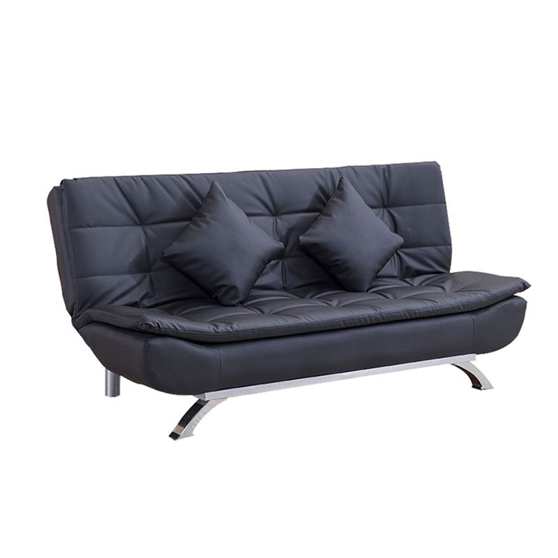 Faux Leather Modern Sofa Armless 33 "W Tufted Sofa for Living Room Clearhalo 'furn' 'furn_sofas' 'Furniture' 'furniture_sofas' 'kitchen' 'kitchen_sofas' 'Living Room Furniture' 'Sofa' 'sofas' 1200x1200_2366962b-24d5-49f4-8711-012f905283bc