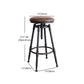 Industrial Style Round Seat Adjustable Height Counter Stool for Kitchen Bar Clearhalo 'Bar Furniture' 'Bar Stools' 'bar_stools' 'furn' 'furn_bar_stools' 'furniture_bar_stools' 'Kitchen & Dining Furniture' 'kitchen&dining_furn' 'kitchen' 'kitchen_furn' Furniture' 1200x1200_2366b72f-2047-48b4-b22e-fc0533203343