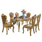 Rectangle Shape Dinette Table Marble Dining Room Dinner Table with Wooden Base Clearhalo ' dining_table' 'Dining Tables & Seating' 'Dining Tables' 'furn' 'furn_dining_table' 'Furniture' 'furniture_dining_table' 'Kitchen & Dining Furniture' 'kitchen&dining_furn' 'kitchen' 'kitchen_dining_table' 1200x1200_23695161-8665-492e-b174-6f98c4a6757c
