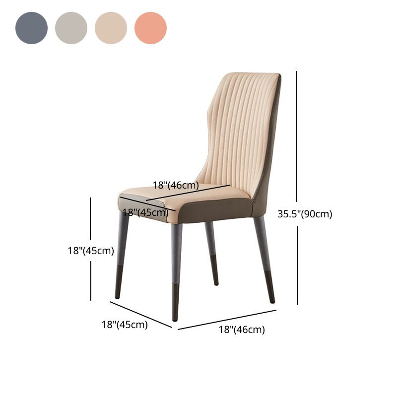 Glam Solid Wood Kitchen and Dining Room Chair Wingback Parsons Chair Clearhalo 'Dining Chairs' 'Dining Tables & Seating' 'dining_chair' 'furn' 'furn_dining_chair' 'Furniture' 'furniture_dining_chair' 'Kitchen & Dining Furniture' 1200x1200_236a0ca0-a2d7-4103-9056-801b4497dc08