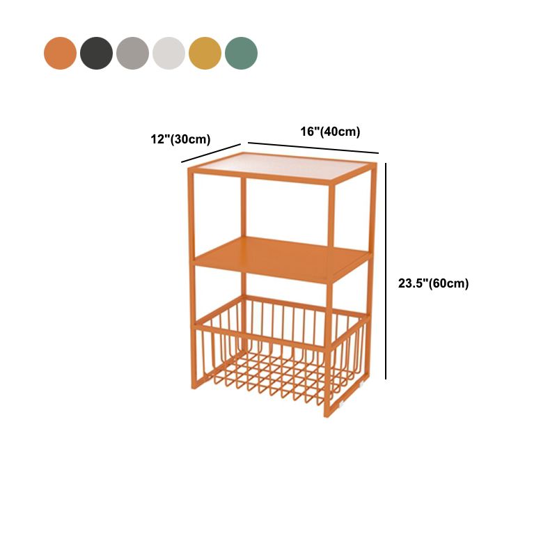 Comobilismo industriale in vetro da comodino da comodino per camera da letto