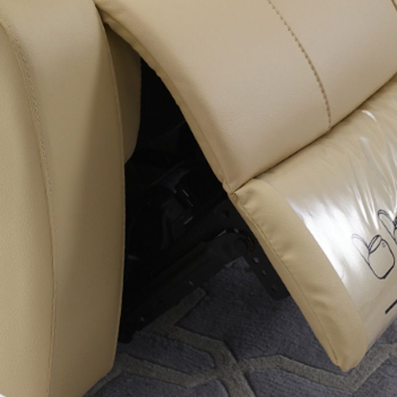 Tradizionale poltrone reclinabile standard a colore solido telaio in metallo reclinabile