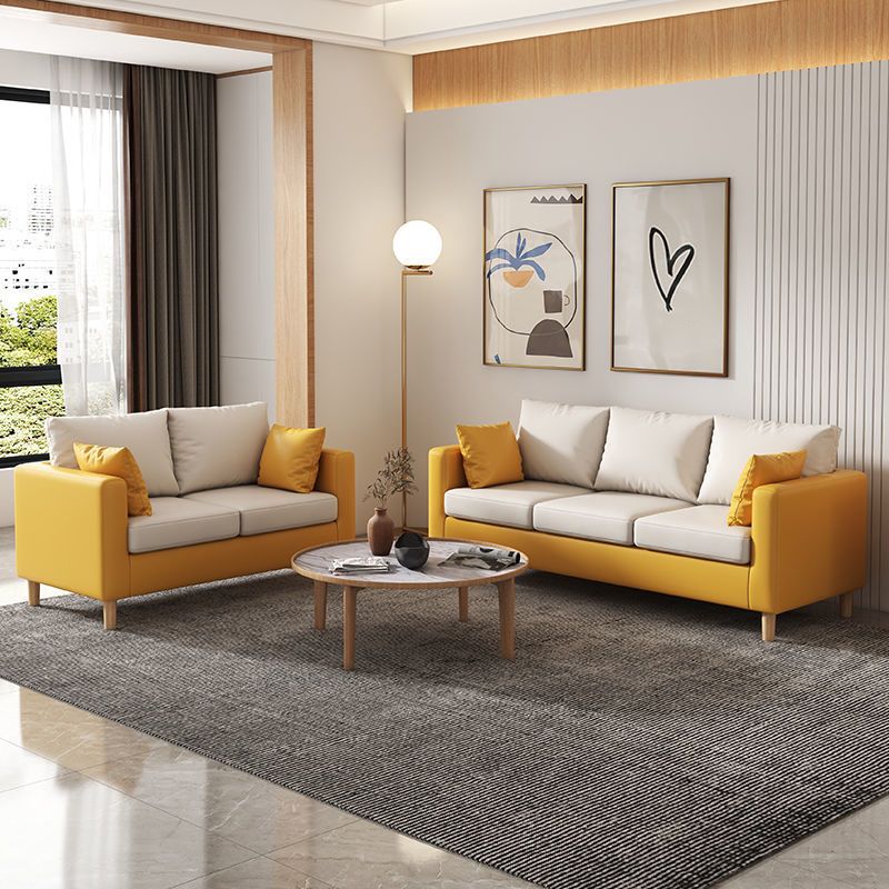 現代のタキシードアームソファリビングルーム用のバックセッピールーズバックセッピー