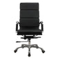Modern Office Chair Fixed Arms Leather No Distressing Desk Chair with Wheels Clearhalo 'furn' 'furn_office_chair' 'Furniture' 'Office Chairs' 'Office Furniture' 'office_chair' 1200x1200_23702472-1dbc-4791-854f-116f5f5f77da