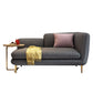 Linen/faux Leather Modern Sofa 31"W Square Arm Tight Back Sofa for Living Room Clearhalo 'furn' 'furn_sofas' 'Furniture' 'furniture_sofas' 'kitchen' 'kitchen_sofas' 'Living Room Furniture' 'Sofa' 'sofas' 1200x1200_2372f914-3aa2-416b-84dd-1a98c1030427