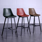 Modern Leather Seats Barstool Metal 4 Legs Base Bar Stool for Living Room Clearhalo 'Bar Furniture' 'Bar Stools' 'bar_stools' 'furniture_bar_stools' 'Kitchen & Dining Furniture' 'kitchen&dining_furn' 'kitchen' 'kitchen_furn' Furniture' 1200x1200_23738135-2347-4b37-bfb8-98f79f6b4d36