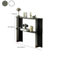 Contemporary Acrylic Console Accent Table with 2 Shelves for Hall Clearhalo 'Console Tables' 'console_tables' 'Entry & Mudroom Furniture' 'furn' 'furn_console_tables' 'Furniture' 1200x1200_2373bb8c-7ea8-4db8-9d60-966e2cbaa1c8