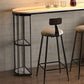 Glam Style Pub Table Set 1/3 Pieces Stone Counter Height Set for Dining Room Clearhalo 'Bar Furniture' 'furn' 'furn_home_bar_bar_sets' 'Furniture' 'Home Bars & Bar Sets' 'home_bar_bar_sets' 'Kitchen & Dining Furniture' 1200x1200_237665cd-2204-4cd5-b88f-9215f7ef314e