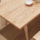 Contemporary Natural Wood Table Ash Rectangle Dining Table with 4 Legs Clearhalo 'Dining Tables & Seating' 'Dining Tables' 'dining_table' 'furn' 'furn_dining_table' 'Furniture' 'furniture_dining_table' 'Kitchen & Dining Furniture' 'kitchen' 'kitchen_dining_table' 1200x1200_2377eaee-f6d8-4fc1-8946-eeb543754646