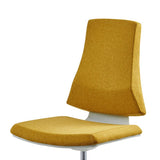 Mid Back Home Office Chair Modern Armless Upholstered Conference Chair