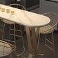 Glam 1/2/3/5 Pieces Bar Table Set Rectangle Bar Table with Metal High Stools for Home Clearhalo 'Bar Furniture' 'furn' 'furn_home_bar_bar_sets' 'Furniture' 'Home Bars & Bar Sets' 'home_bar_bar_sets' 'Kitchen & Dining Furniture' 1200x1200_237e2ab1-b6e8-4391-ac3d-ba3f9ba87280