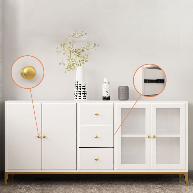 Rettangolo Cucina Sideboard moderna mobile in legno per casa
