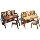 Adjustable Office Desk Solid Wood Modern Rectangular Writing Desk for Home