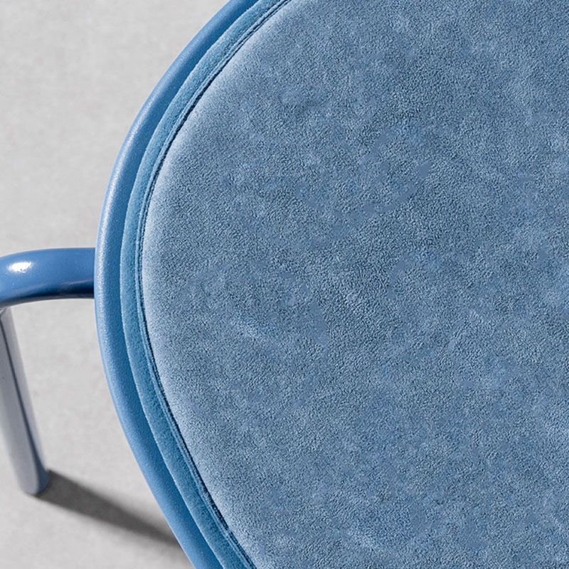 Contemporary Open Back Chair Dining Armless Side Chair with Metal Legs Clearhalo ' kitchen&dining_furn' 'Dining Chairs' 'Dining Tables & Seating' 'dining_chair' 'furn' 'furn_dining_chair' 'Furniture' 'furniture_dining_chair' 'Kitchen & Dining Furniture' 'kitchen' 1200x1200_23802d45-a1d1-4df0-84bf-c7af0b9a44a1