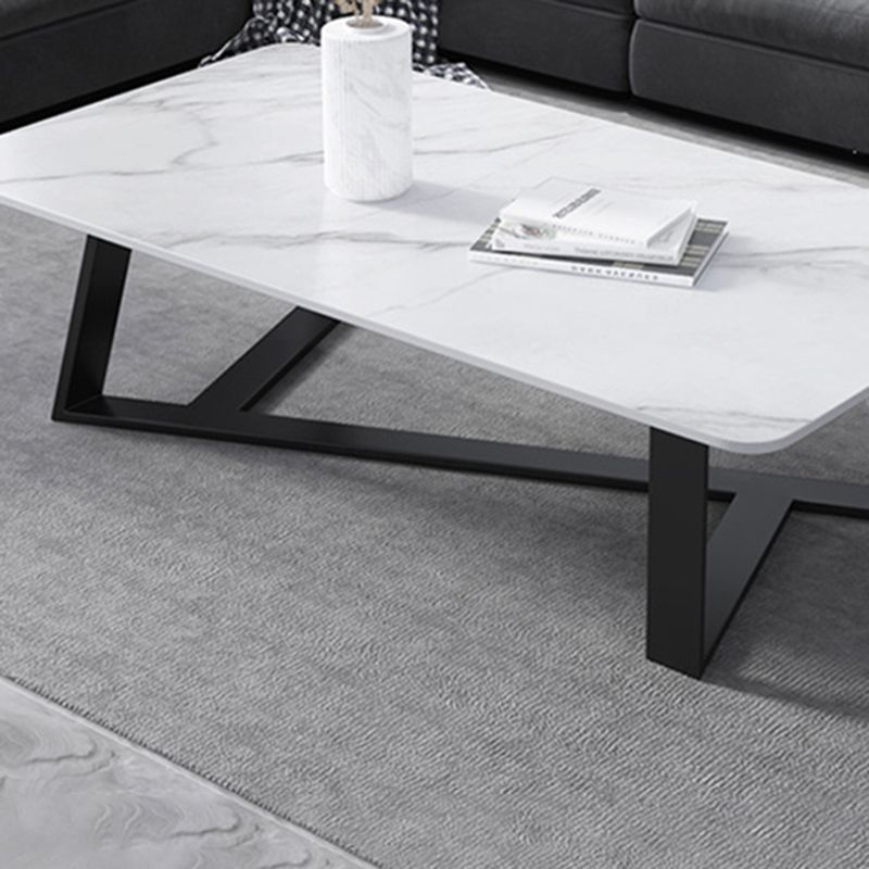 17"H Contemporary Coffee Table Single Slate Coffee Cocktail Table Clearhalo 'Coffee & Accent Tables' 'Coffee Tables' 'coffee_tables' 'furn' 'furn_coffee_tables' 'Furniture' 'Living Room Furniture' 1200x1200_23817b39-067a-4004-8fc2-78b3c872a13c