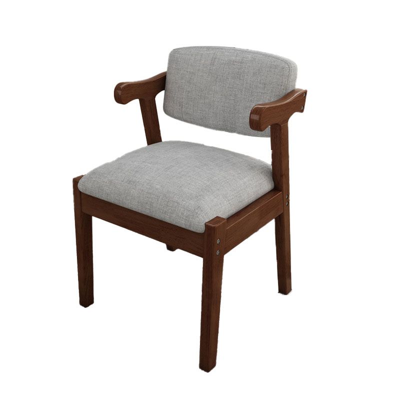 Chaise de chaise de chaise à manger contemporaine avec jambes en bois pour cuisine