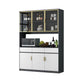 Cassetti cabinet server buffet glam in legno con archiviazione per soggiorno