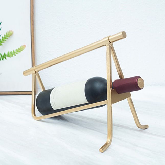 Soule à vin en métal en métal porte-vin en or moderne pour cuisine