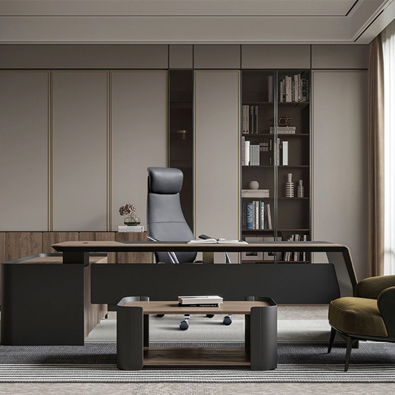 Silla ejecutiva de la silla ejecutiva de brazos acolchados modernos silla de gerentes ajustables para la oficina