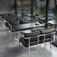 Industrial Style Dining Table Solid Wood Dining Table with Trestle Base Clearhalo 'Dining Tables & Seating' 'Dining Tables' 'dining_table' 'furn' 'furn_dining_table' 'Furniture' 'furniture_dining_table' 'Kitchen & Dining Furniture' 'kitchen' 'kitchen_dining_table' 1200x1200_2386e45b-9af6-4c79-85b0-e4bfbf6eedeb