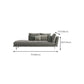 Contemporary Upholstered Cotton Blend Flared Arm Chaise Lounge in Gray Clearhalo 'Chairs & Seating' 'Chaise Lounge' 'chaise_lounge' 'furn' 'furn_chaise_lounge' 'Furniture' 'Living Room Furniture' 1200x1200_2388cba9-193b-4bad-a37d-fd4d11de99b0