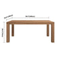 Pine Wooden Rectangle Table Modern Dining Table with 4 Legs for Restaurant Clearhalo ' dining_table' 'Dining Tables & Seating' 'Dining Tables' 'furn' 'furn_dining_table' 'Furniture' 'furniture_dining_table' 'Kitchen & Dining Furniture' 'kitchen&dining_furn' 'kitchen' 'kitchen_dining_table' 1200x1200_238c5305-9b7a-4b1c-94d9-24da46f6ef4f