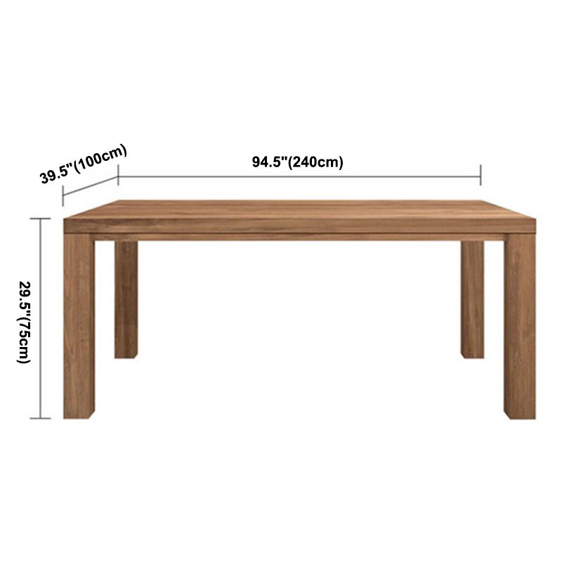 Pine Wooden Rectangle Table Modern Dining Table with 4 Legs for Restaurant Clearhalo ' dining_table' 'Dining Tables & Seating' 'Dining Tables' 'furn' 'furn_dining_table' 'Furniture' 'furniture_dining_table' 'Kitchen & Dining Furniture' 'kitchen&dining_furn' 'kitchen' 'kitchen_dining_table' 1200x1200_238c5305-9b7a-4b1c-94d9-24da46f6ef4f