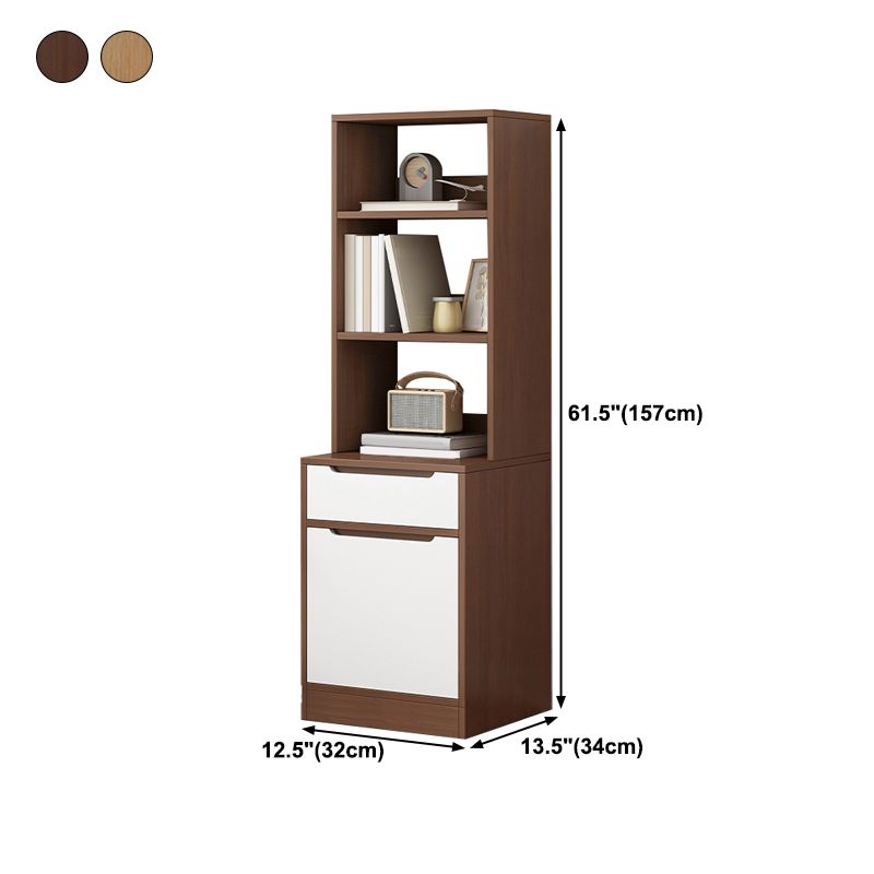 垂直棚本棚設計された木製の本の棚のための勉強