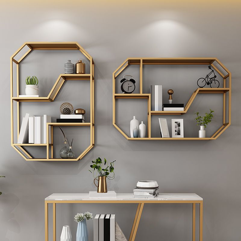 Eigentijdse wijnrekken metalen muur gemonteerd wijnhouder rek voor woonkamer