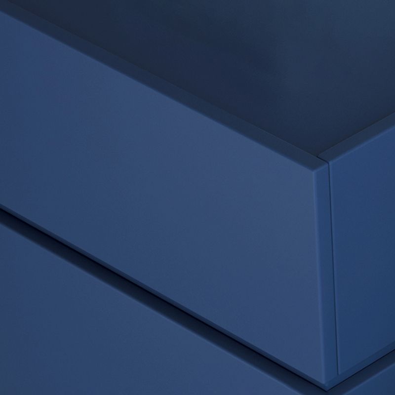 Cassa di accento rettangolo da 21 "contemporanei, cassa di legno con cassetti