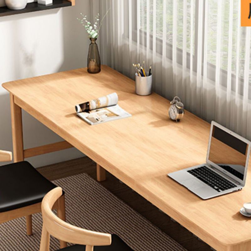 Modern Wood Writing Writing Desk 21.65 "de ancho Wood Wood Desk para el hogar