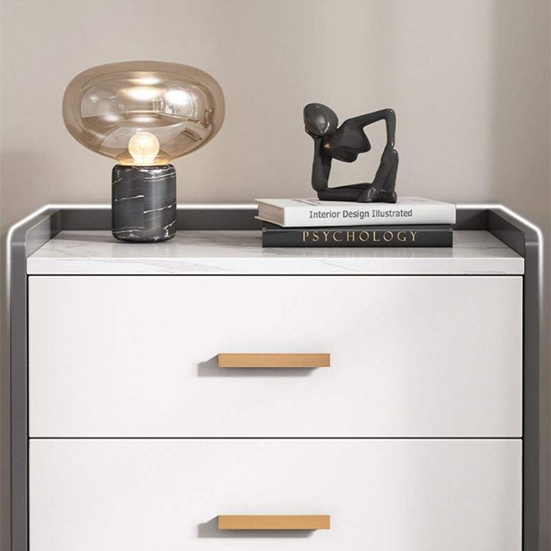 Eigentijdse nachttafel houten nachtkastje met 2 laden