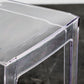 Taburete de bar plástico sin brazos del respaldo industrial del taburete con 4 patas