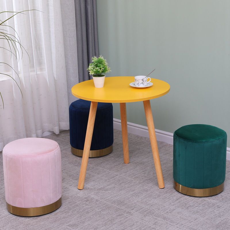 3 Legs End Table Natural/ White/ Yellow Round Wood Side End Table Clearhalo 'Coffee & Accent Tables' 'End & Side Tables' 'end_side_table' 'end_side_tables' 'furn' 'furn_end_side_tables' 'Furniture' 'furniture_end_side_table' 'Living Room Furniture' 1200x1200_23930cb5-b991-4f36-b863-ff71f06d504f