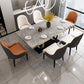 Traditional Luxury Rectangle Dining Table Stone Dinner Table with Trestle Base Clearhalo ' dining_table' 'Dining Tables & Seating' 'Dining Tables' 'furn' 'furn_dining_table' 'Furniture' 'furniture_dining_table' 'Kitchen & Dining Furniture' 'kitchen&dining_furn' 'kitchen' 'kitchen_dining_table' 1200x1200_23939226-ba1b-4f30-92b2-d49db3d0e8ef