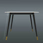 Stone Dining Table Contemporary Dining Table with 4 Black Legs Clearhalo ' dining_table' 'Dining Tables & Seating' 'Dining Tables' 'furn' 'furn_dining_table' 'Furniture' 'furniture_dining_table' 'Kitchen & Dining Furniture' 'kitchen&dining_furn' 'kitchen' 'kitchen_dining_table' 1200x1200_2394b384-41e6-4588-9207-76243337791c