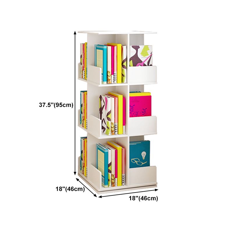 Modern Manufactured Wood Bookcase White Closed Bookshelf for Living Room Clearhalo 'Bookcases' 'furn' 'furn_bookcases' 'Furniture' 'Office Furniture' 1200x1200_2395417b-a574-4cf6-beb2-2304f7912850