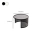 Tropical Round Frame Cocktail Table Glass Top Coffee Cocktail Table Clearhalo 'Coffee & Accent Tables' 'Coffee Tables' 'coffee_tables' 'furn' 'furn_coffee_tables' 'Furniture' 'Living Room Furniture' 1200x1200_23961b42-7f7d-4105-ac95-9b4c7c6f9f3c