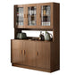 Glass Door Artificial Wood Sideboard Modern Server Cabinet with Storage for Dining Room Clearhalo 'buffet_sideboard' 'Buffets & Sideboards' 'furn' 'furn_buffet_sideboard' 'Furniture' 'Kitchen & Dining Furniture' 1200x1200_239ab7ac-c364-42c5-923f-e38e574d1ce0