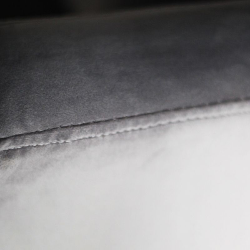 Canapé à bras en pente en velours avec dos serré pour le salon 28,35 "de haut