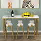 Stone Bar Dining Table Traditional Luxury Rectangle Bar Table with 4 Legs Clearhalo 'Bar Furniture' 'Bar Tables' 'bar_tables' 'furn' 'furn_bar_tables' 'Furniture' 'furniture_bar_tables' 'Kitchen & Dining Furniture' 1200x1200_239bd5e5-94cf-4797-9bae-fb4bc77babdb