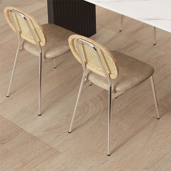 Modern Dinette Set 1/2/5/7 Pcs Rectangle Table and Solid Wood Base Dining Set with Chairs