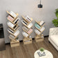 Contemporary Style Geometric Bookcase Vertical Closed Back Book Shelf Clearhalo 'Bookcases' 'furn' 'furn_bookcases' 'Furniture' 'furniture_bookcases' 'Office Furniture' 1200x1200_23a3ada0-3a3f-4b31-8218-642d84972b77